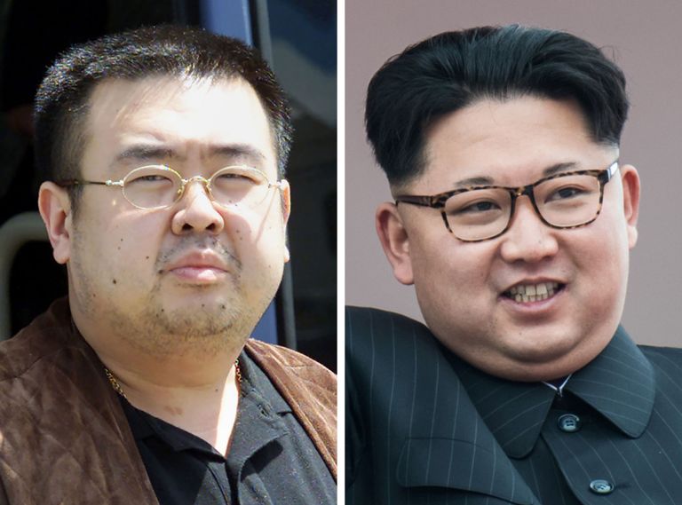 Kim Jong-nam ja Kim Jong-un (paremal)