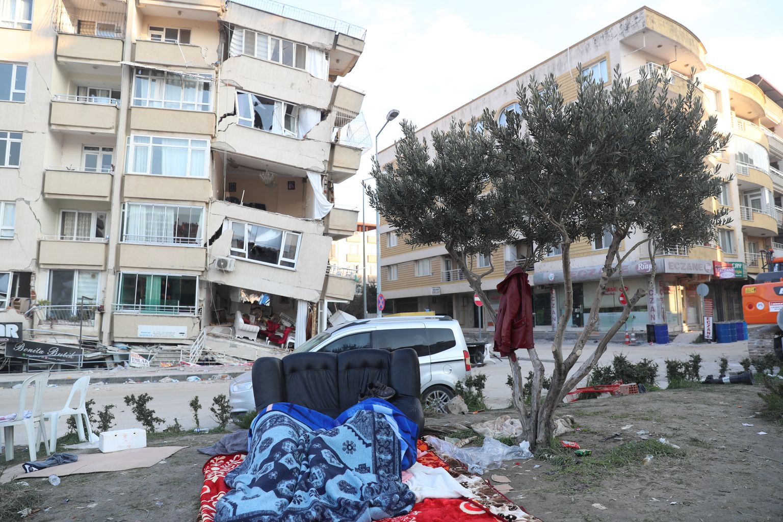 Разрушенное здание. Хатай, Турция, 11 февраля.