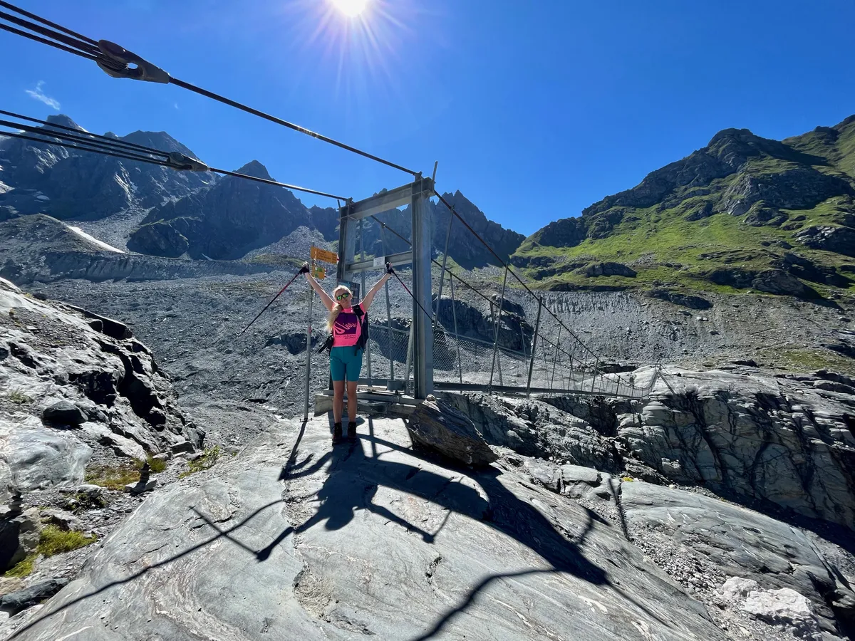 Passerelle de Corbassière'i rippsillast üle tulles tuleb kusagilt hunnik uut energiat.