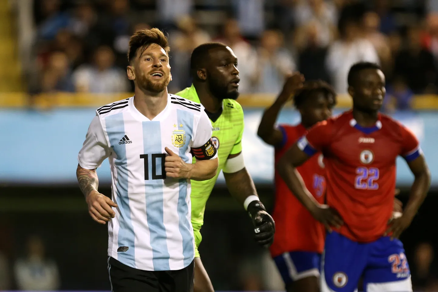 Lionel Messi lõi 29. mail Haiti vastu peetud mängus kaabutriki.