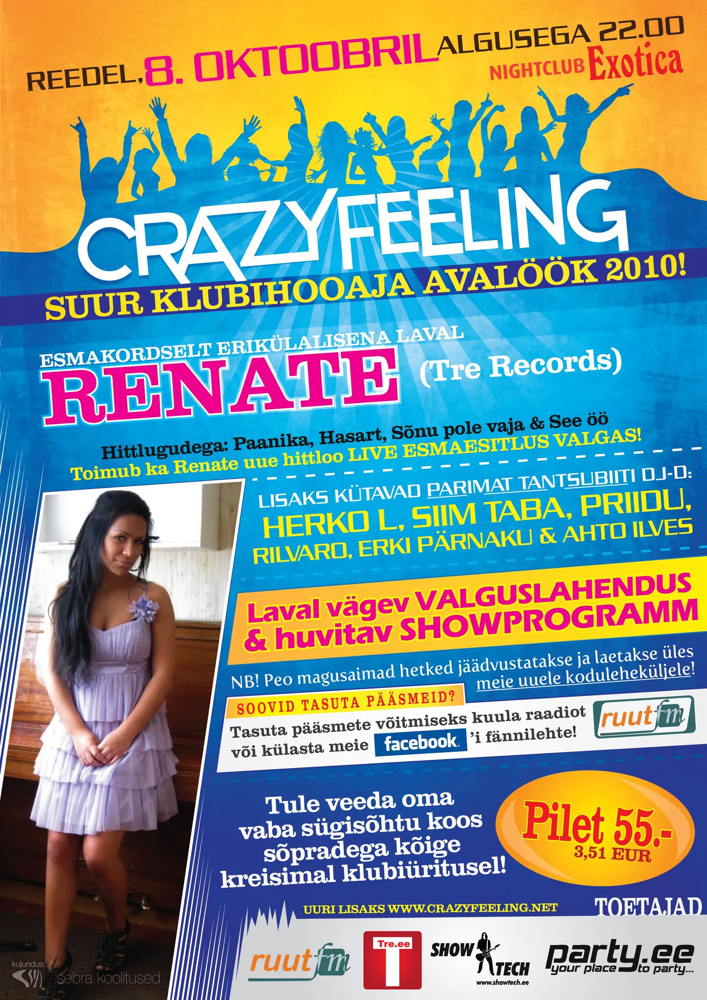 Crazyfeeling- suur klubihooaja avalöök!