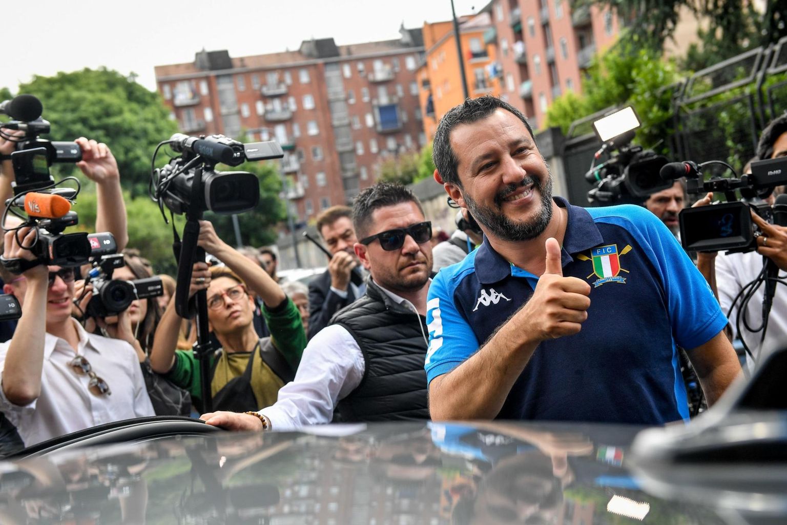 Itaalia siseminister Matteo Salvini. FOTO: Claudio Furlan/Zumapress.com/Scanpix