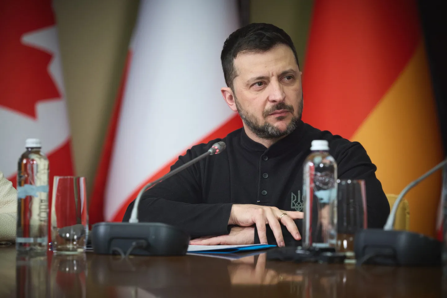 President Volodõmõr Zelenskõi G7 kohtumisel.