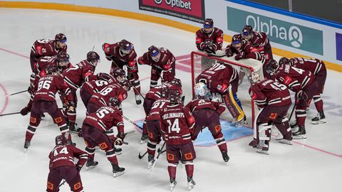 Latvijas hokejisti pieveic arī Dāniju un Somiju pamet ar divām uzvarām