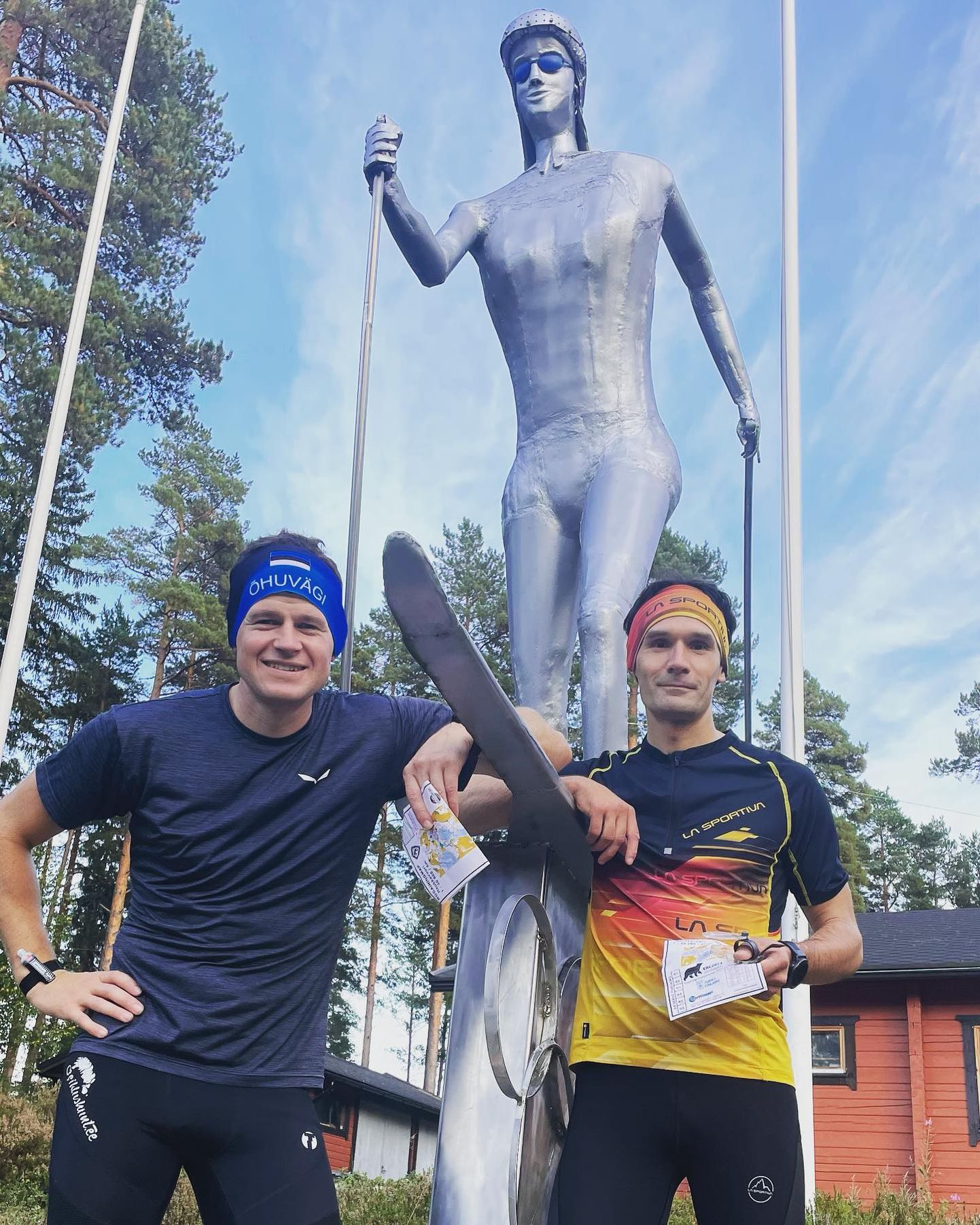 Timmo Tammemäe ja Sander Linnus enne EMi starti.