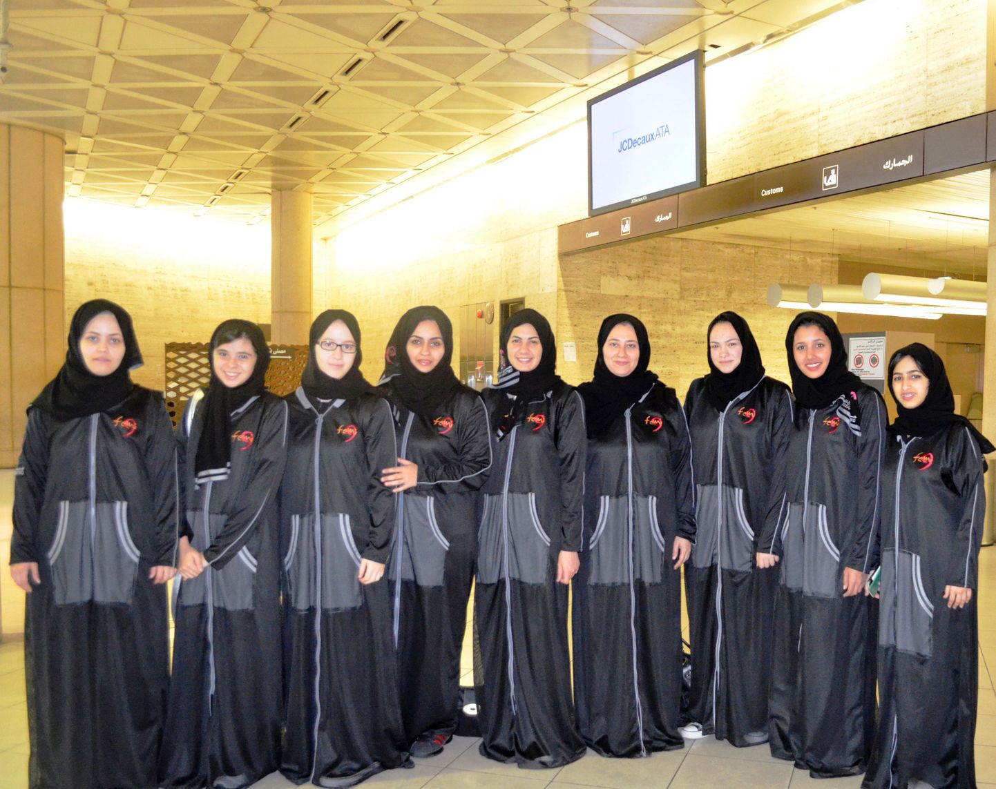 Saudi Araabia naiste korvpallivõistkond Jeddah United.