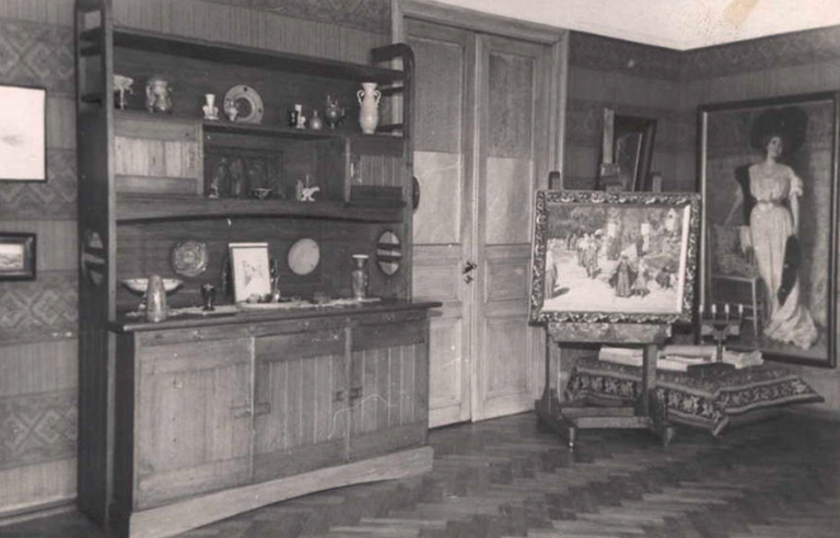 Rozentālu ģimenes viesistaba, 20. gs. 40. gadi