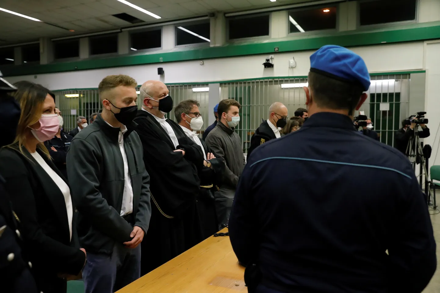 Gabriel Christian Natale-Hjorth ja Finnegan Lee Elder kohtuotsust kuulamas.