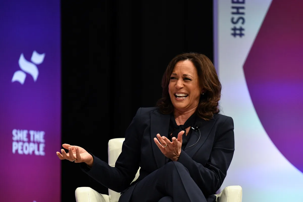 Kamala Harris 2019. aastal Houstonis poliitüritusel.