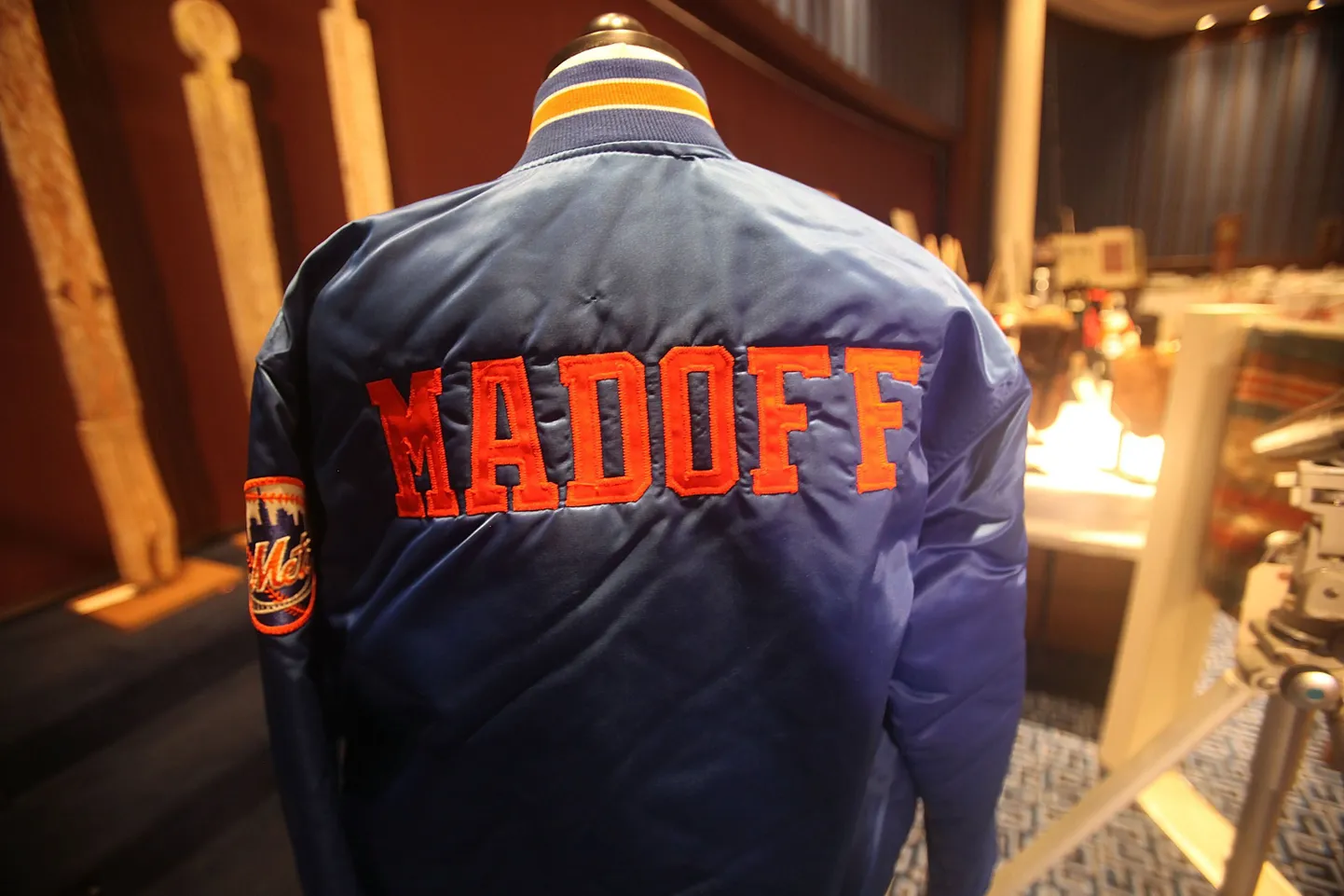 Kurikuulsa Wall Streeti kelmi Bernard Madoffi nimeline New York Metsi pesapalliklubi jope.