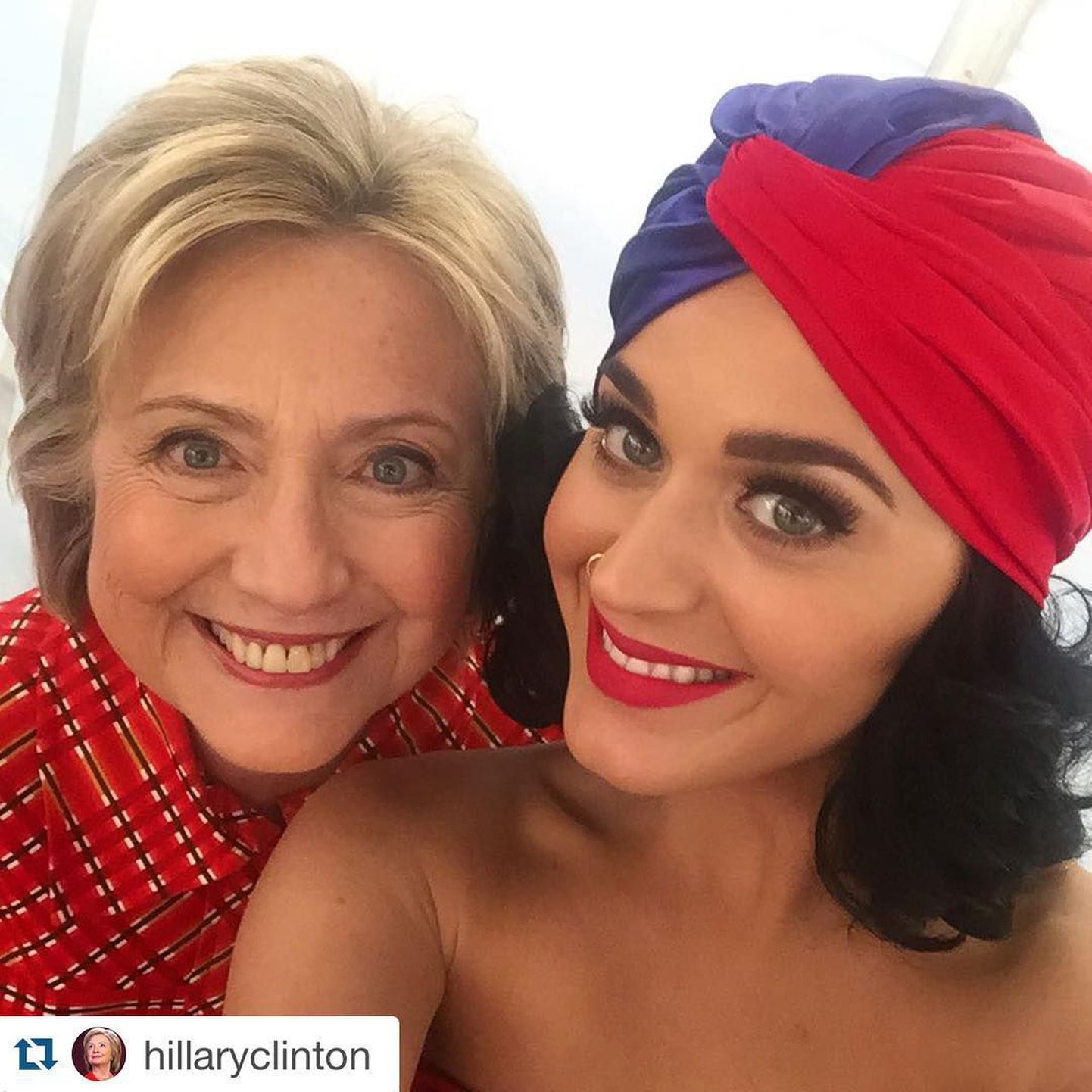 Hillary Clinton ja Katy Perry