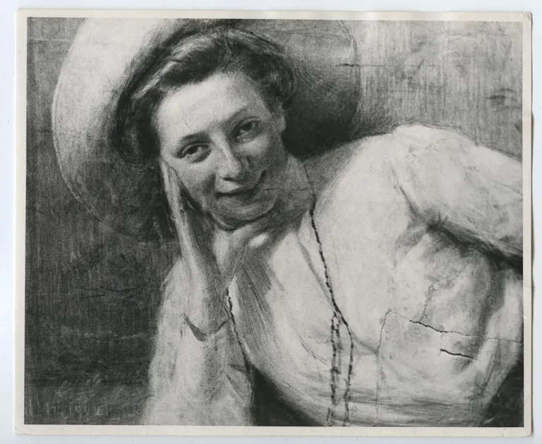 Ants Laikmaa. Daam laia kübaraga. Pr Sonny Brunberg. 1902. Süsi