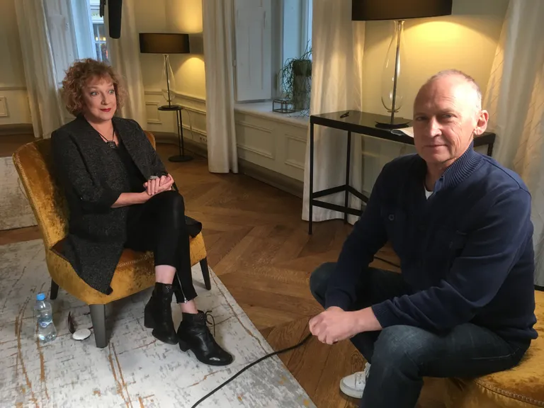 Maire Aunaste ja Vahur Kersna saate «Urmas Ott. One Man Show» salvestusel