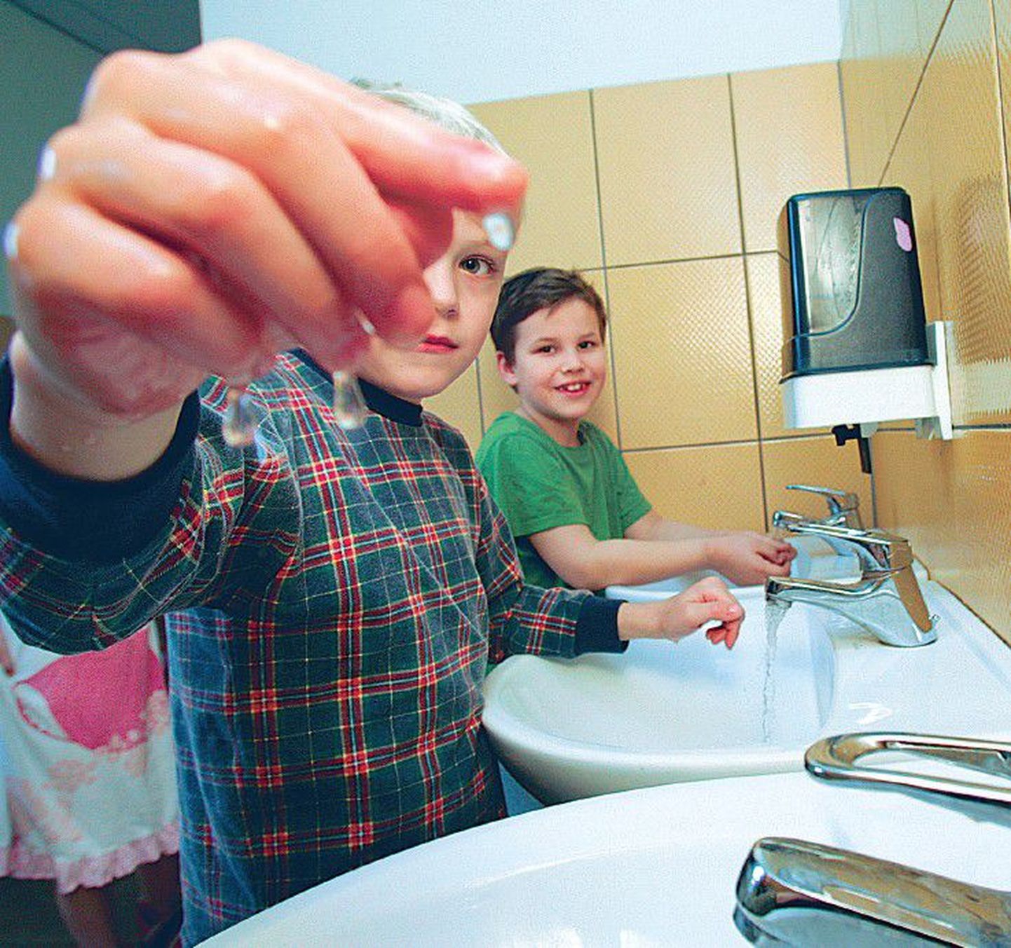 Käte sagedane pesemine seebiga aitab gripist hoiduda.