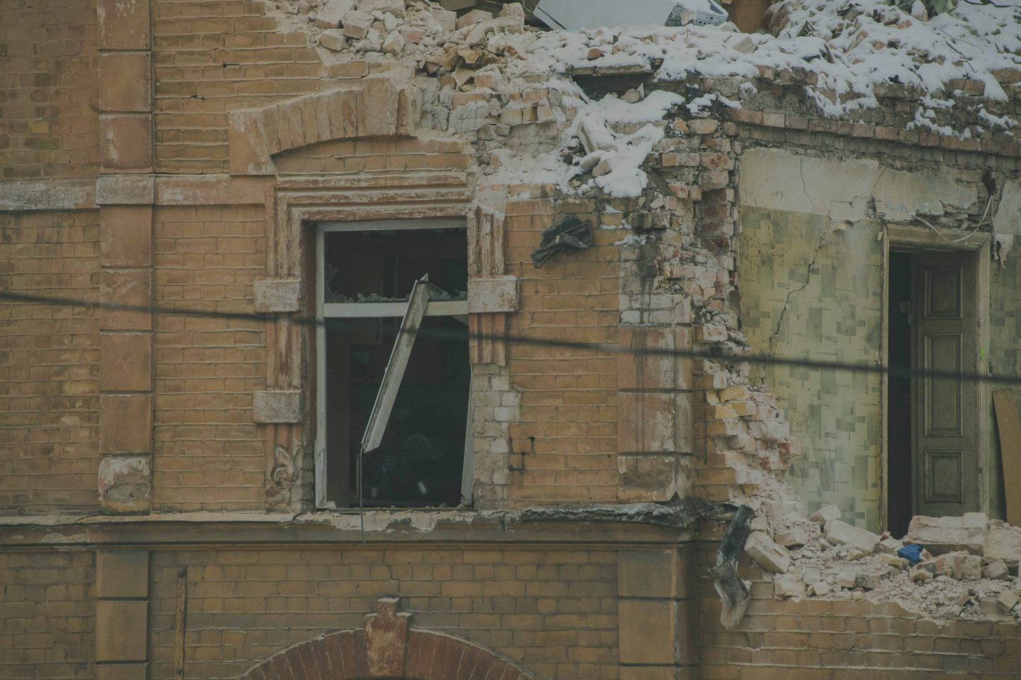 Дом после взрыва на улице Мелнсила, 2.
