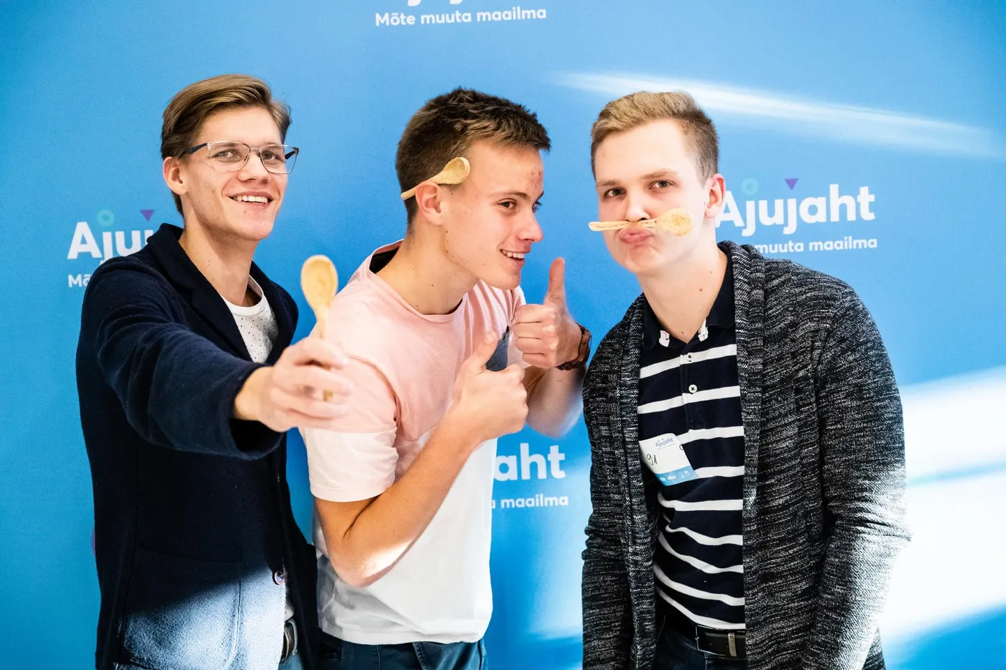 Idufirma Edible asutajad Tristan Roosipuu (vasakult), Georg Kaasik ja Brett-Peter Rästas.