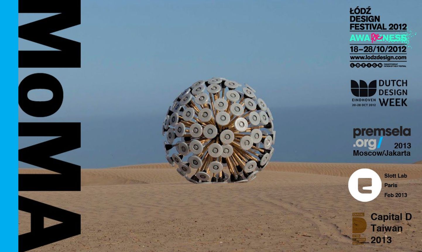 Гигантский белый шар, придуманный 25-летним Массудом Хасани, сконструирован так, что напоминает одуванчик, который катится, гонимый ветром, «ловит» по пути мины и взрывает их.