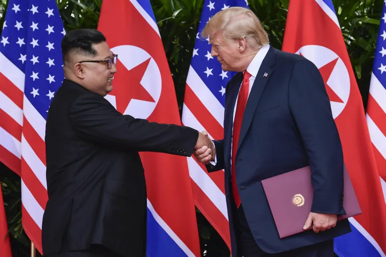 Põhja-Korea liider Kim Jong-un ja USA president Donald Trump kohtusid 12. juunil Singapuris.