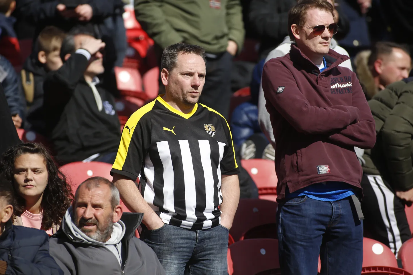 Notts County fännid pärast  kaotust Swindon Townile