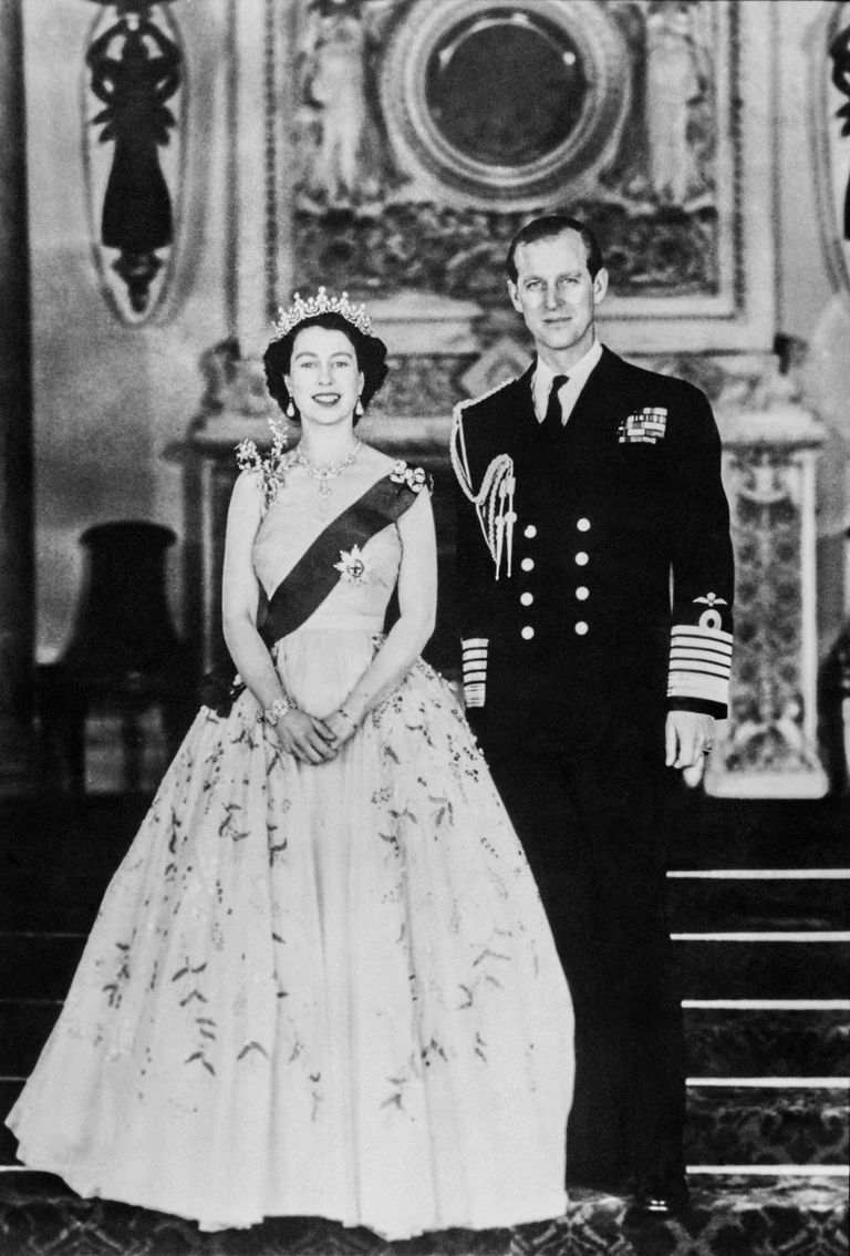 Kuninganna Elizabeth II ja prints Philip 2. juunil 1953 enne kroonimistseremooniat.