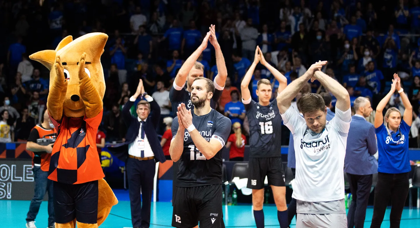 Eesti meeste võrkpallikoondis.