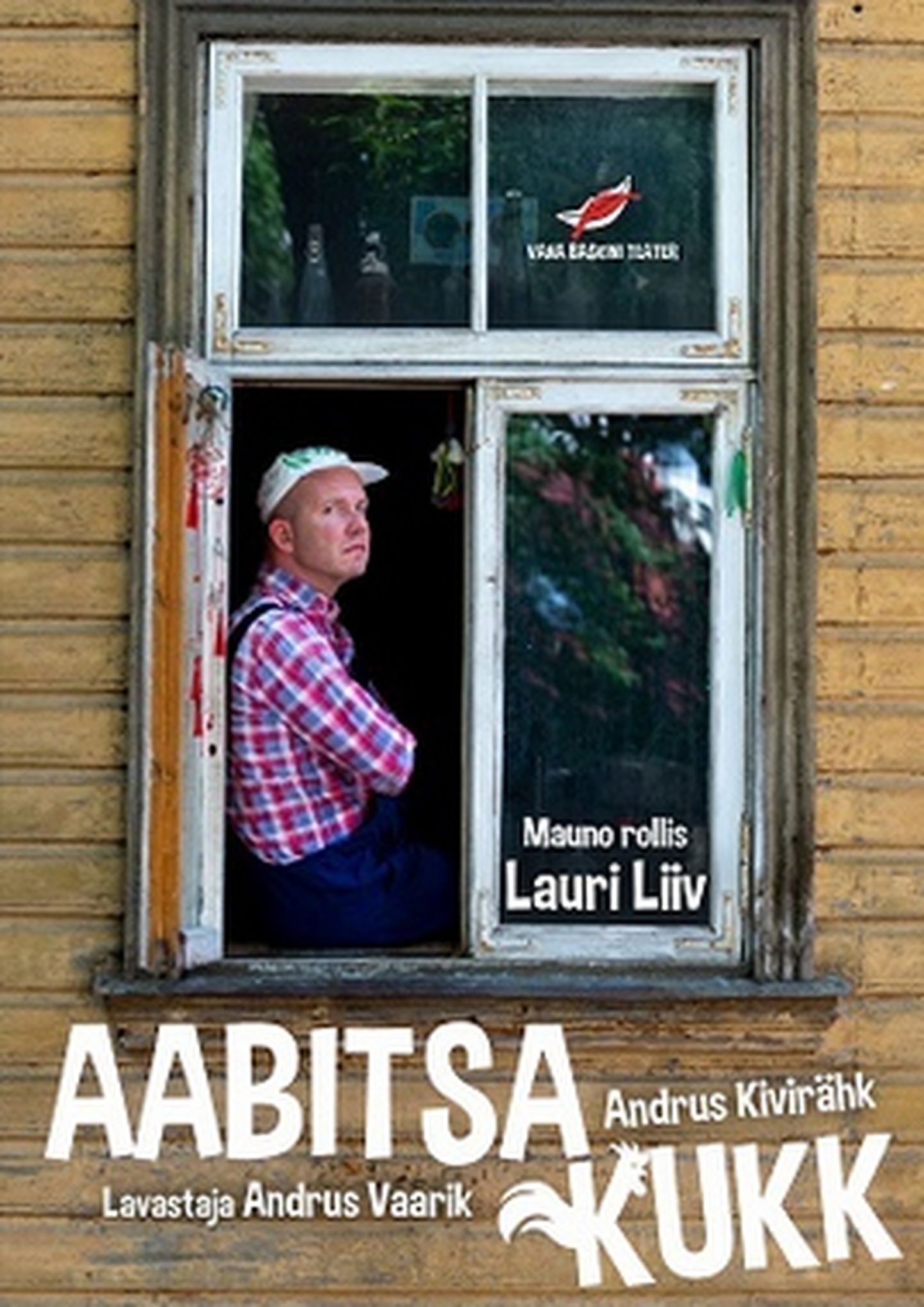 Ugala teatri väikeses saalis on Vana Baskini teatri külalisetendus "Aabitsa kukk".
