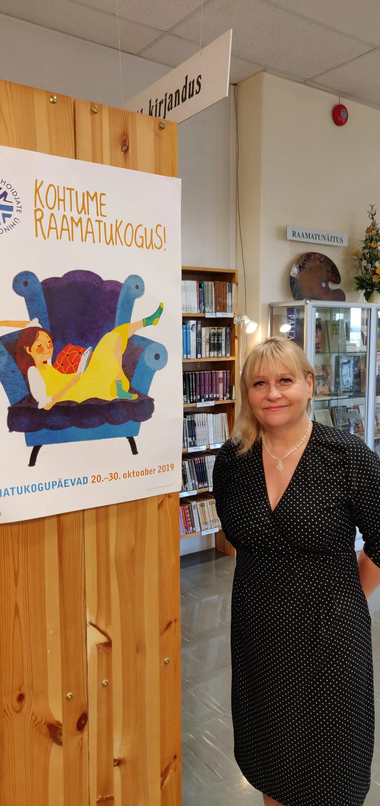 Võrumaa Keskraamatukogu teenindusosakonna juhataja Tuuli Kütt